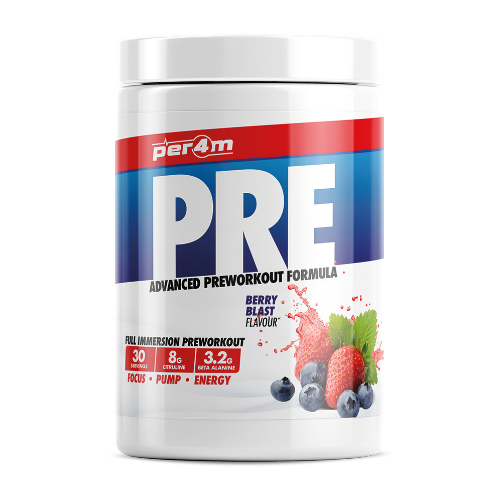 PER4M Pre Workout Stim 300mg Caffeine