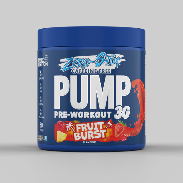 Pump 3g Zero Stim - Caffeine Free Pre-Workout 375g
