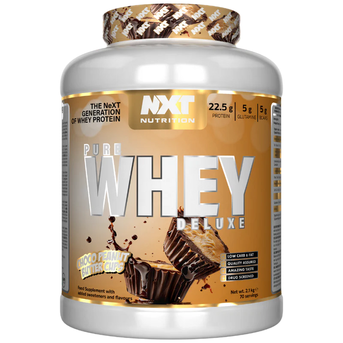 NXT Nutrition Pure Whey Deluxe 2.1kg (70 Servings)