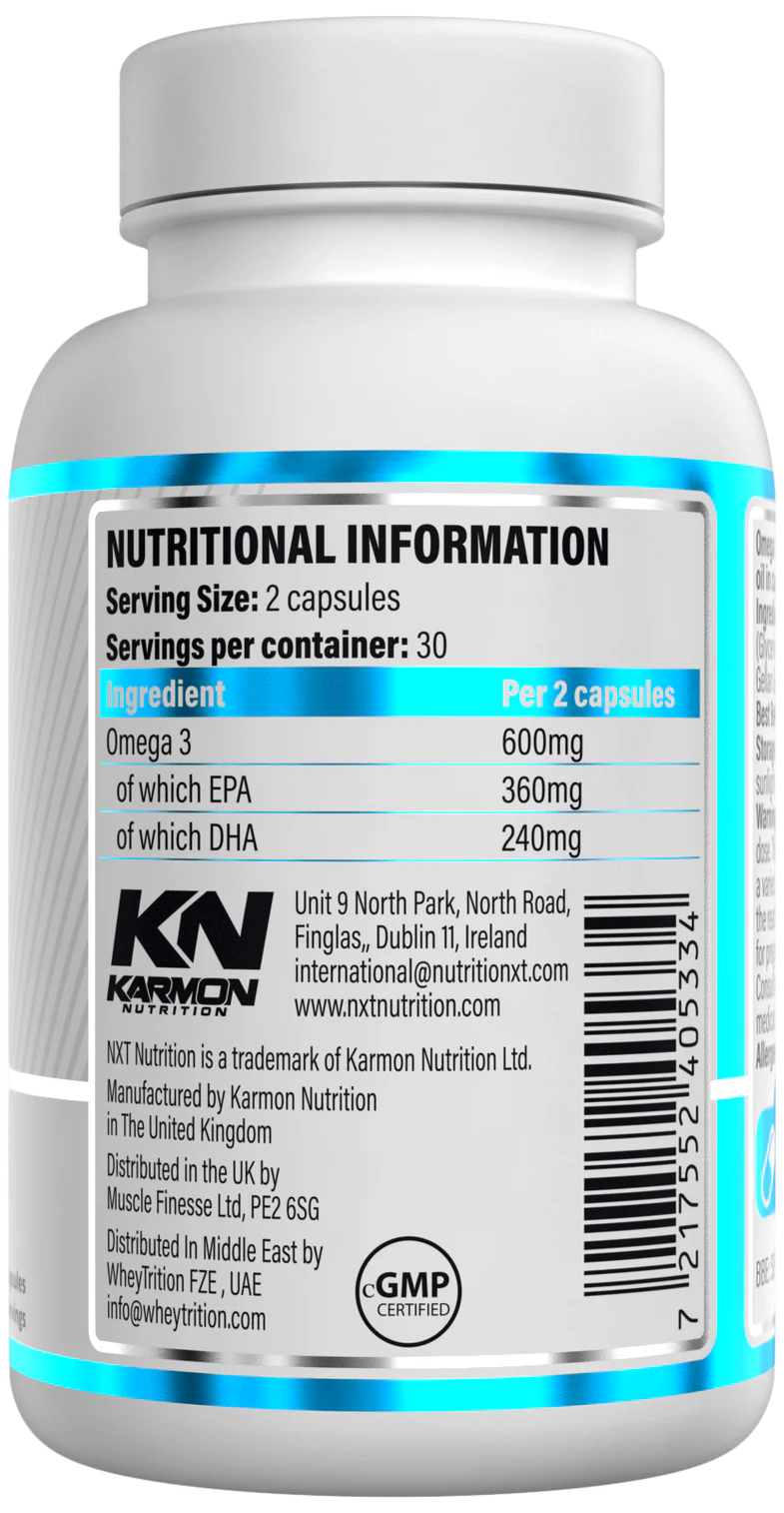 NXT Omega 3 - 60 Capsules