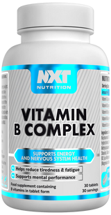 NXT Vitamin B Complex - 30 Tablets