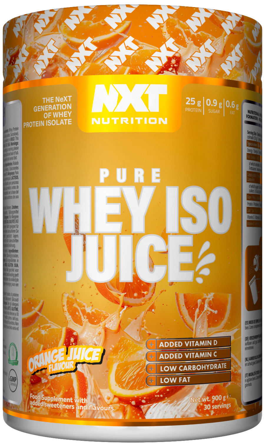 NXT Nutrition Pure Whey ISO Juice 900g